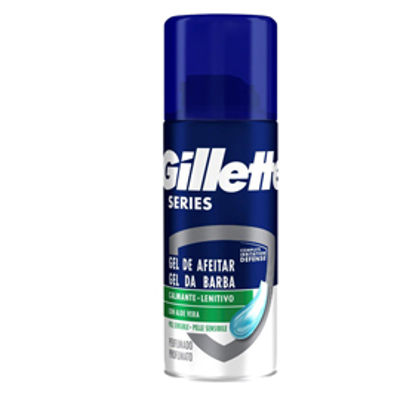 Immagine di Gel da barba Gillette series - pelli sensibili - 75 ml (da viaggio) - Gillette [PG167]