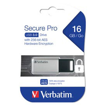 Immagine di Verbatim - Usb secure data pro drive - per PC  Mac - 98664 - 16GB [98664]