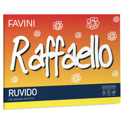 Immagine di Album Raffaello - 24x33cm - 100gr - 20 fogli - ruvido - Favini [A104614]