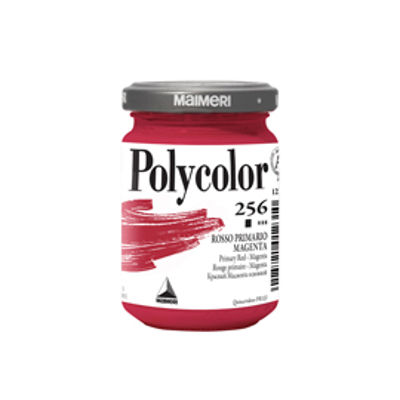 Immagine di Colore vinilico Polycolor - 140 ml - rosso primario magenta - Maimeri [M1220256]