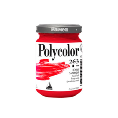 Immagine di Colore vinilico Polycolor - 140 ml - rosso sandalo - Maimeri [M1220263]
