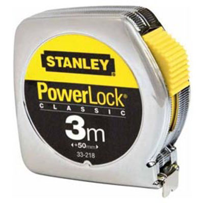 Immagine di Flessometro PowerLock - 3 mt - larghezza nastro 12,7 mm - Stanley [M33218]