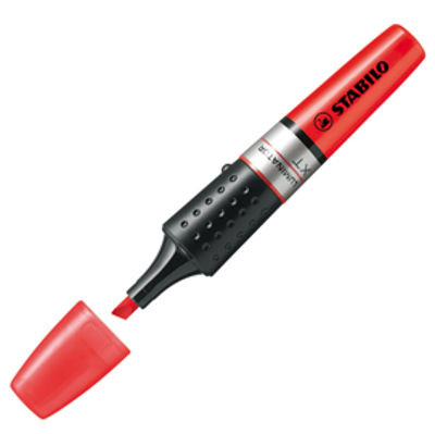 Immagine di Evidenziatore Stabilo Luminator - punta a scalpello - tratto 2 -5 mm - rosso - Stabilo [71/40]