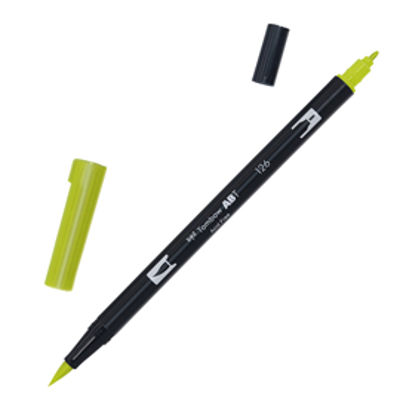 Immagine di Pennarello Dual Brush 126 - light olive - Tombow [PABT-126]