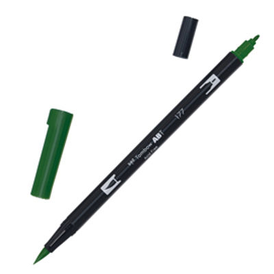 Immagine di Pennarello Dual Brush 177 - dark jade - Tombow [PABT-177]