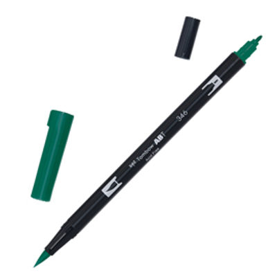 Immagine di Pennarello Dual Brush 346 - sea green - Tombow [PABT-346]