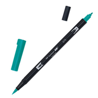 Immagine di Pennarello Dual Brush 373 - sea blue - Tombow [PABT-373]