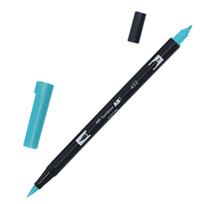 Immagine di Pennarello Dual Brush 452 - process blue - Tombow [PABT-452]