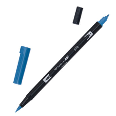 Immagine di Pennarello Dual Brush 528 - navy blue - Tombow [PABT-528]