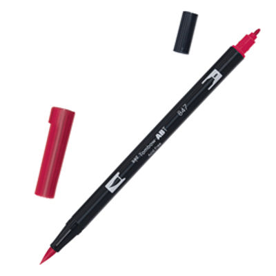 Immagine di Pennarello Dual Brush 847 - crimson - Tombow [PABT-847]