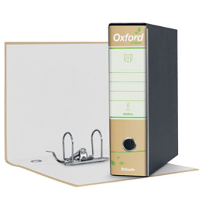 Immagine di Registratore Oxford Green G83 - dorso 8 cm - commerciale 23x30 cm - avana - Esselte [397830501]