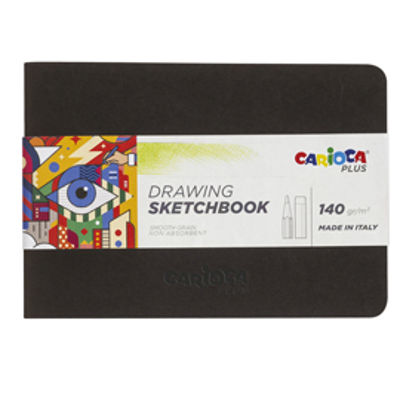 Immagine di Album Sketchbook rilegato - A5 - 140 gr - 20 fogli - Carioca Plus [45222]