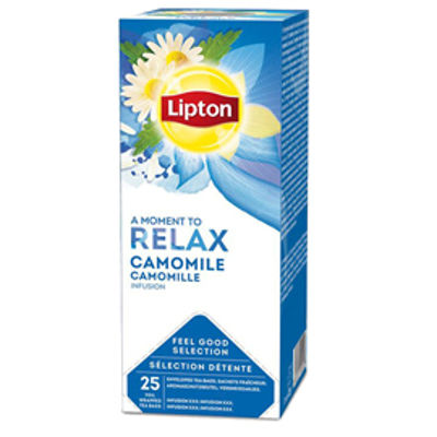 Immagine di Camomilla - Feel Good Selection - in filtro - Lipton - conf. 25  pezzi [68384233]