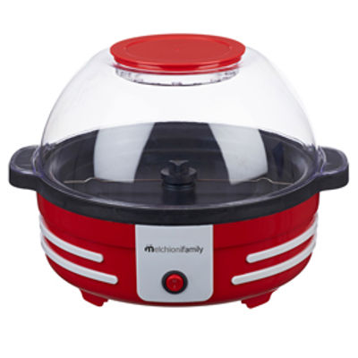 Immagine di Macchina per pop corn - con coperchio - 850 W - rosso - Melchioni [118370002]