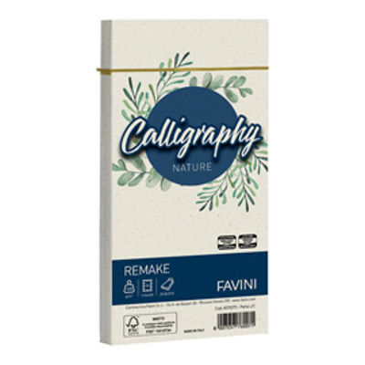 Immagine di Busta Calligraphy Remake -  110 x 220 mm - 120 gr - perla - Favini - conf. 25 pezzi [A570273]