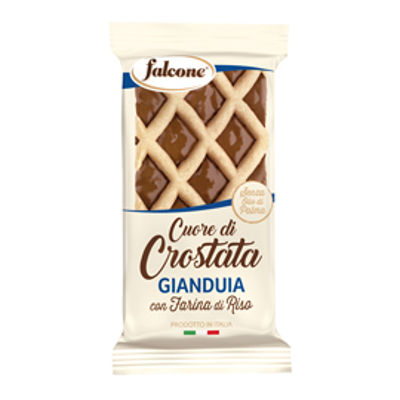 Immagine di Cuor di crostata gianduia - 60 gr - Falcone [01-0410]