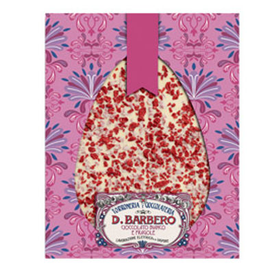 Immagine di Tavoletta Tablovo - gusto cioccolato bianco e fragola - 250 gr - Barbero [BIANCOFRAGOLA]