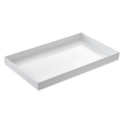 Immagine di Vassoio Venezia - 53 x 16,2 x 6 cm - melamina - bianco - Leone [T8451]