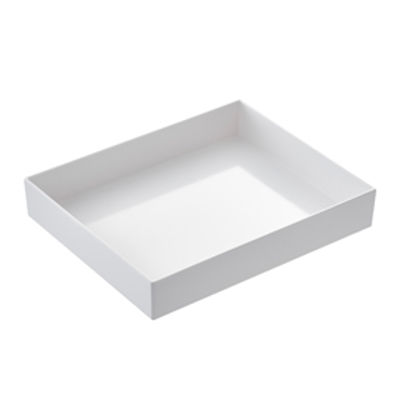 Immagine di Vassoio Venezia - 32,5 x 26,5 x 6 cm - melamina - bianco - Leone [T8453]