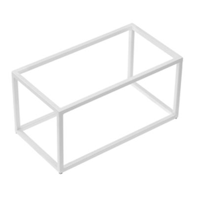 Immagine di Stand buffet GN 1/3 - 32,5 x 17,6 x 16 cm - metallo -  bianco - Leone [T0581.Y]