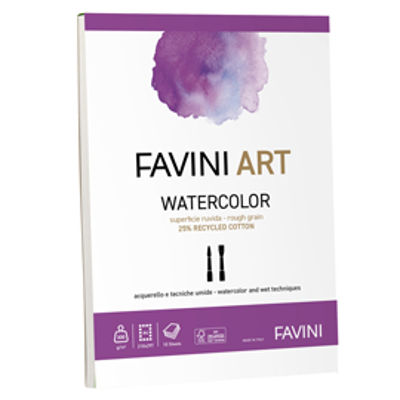 Immagine di Album collato Watercolor Favini Art 10fg 300gr A4 [A420384]