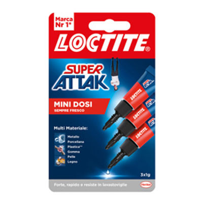 Immagine di Loctite Super Attak Mini dosi liquido 3x1g [2631597]