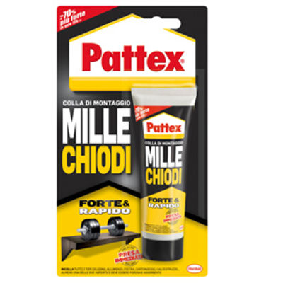 Immagine di Colla Pattex Millechiodi forte e rapido - 100 gr - Pattex [PAT-1947976]