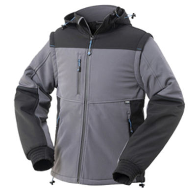 Immagine di Giubbotto softshell Siberia - taglia XL - grigio - Rossini [HH671-12-L]