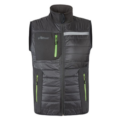 Immagine di Gilet Wall - taglia M - PE - grigio/verde - U-Power [FU278RL-M]