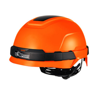 Immagine di Casco protettivo Antares arancione fluo regolabile U-Power [HS001OF]