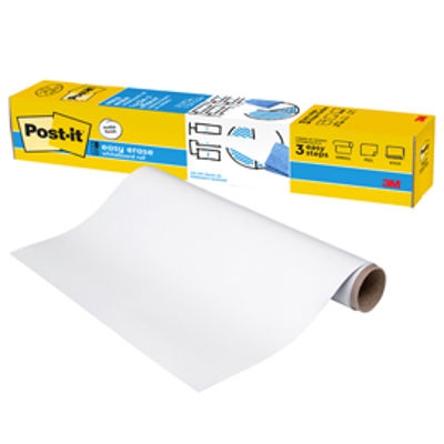 Immagine di Lavagna cancellabile Easy Erase - in rotolo - 60,9 x 91,4 cm - bianco - Post-it [7100299573]