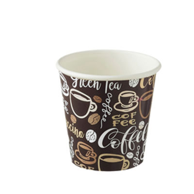 Immagine di Bicchiere monouso in carta Coffee - 75 ml - Leone - conf. 1000 pezzi [H0729.R]