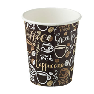 Immagine di Bicchiere monouso in carta Coffee - 240 ml - Leone - conf. 1000 pezzi [H0731.R]