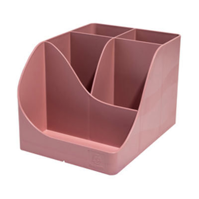 Immagine di Portapenne Pen Wave Skandi - 15,5 x 11,9 x 10,9 cm - rosa antico - Exacompta [69538D]