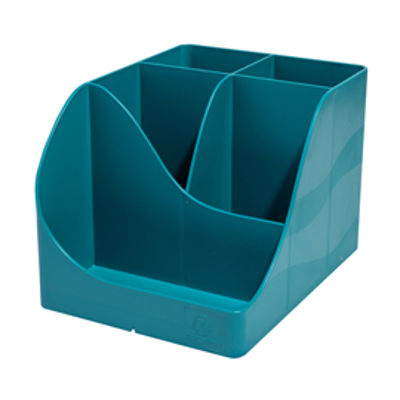 Immagine di Portapenne Pen Wave Skandi - 15,5 x 11,9 x 10,9 cm - blu pacifico - Exacompta [69534D]