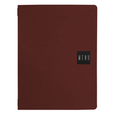 Immagine di Porta menU' A4 Talk bordeaux 24,3x31,6cm Stilcasa [PM2-C-17-MN]