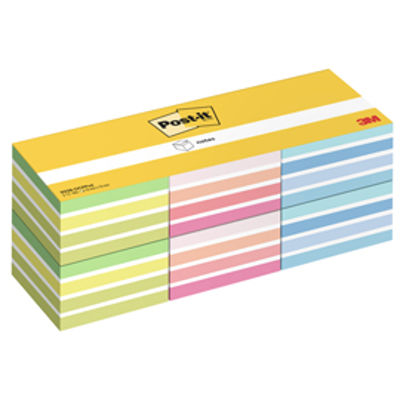 Immagine di Cf 6pz cubo 450fg. Post-it  Notes 76x76mm 2028-0CPPX6 colori ass. neon/pastello [7100321804]