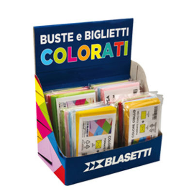 Immagine di Expo 50conf. da 10 buste e biglietti formati e colori assortiti Blasetti [BLA-260]