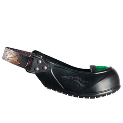 Immagine di Sovrascarpe con puntale Visitor - taglia L (44-48) - nero/verde - Safety Jogger [VISITOR-44/48(L)]