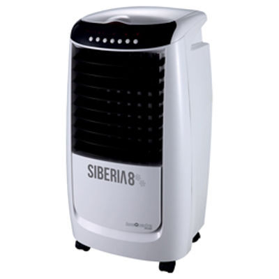 Immagine di Rinfrescatore ad acqua Siberia 8 - con serbatoio 8 L - 85 W - 42,6 x 31,5 x 77 cm - CFG [EV091]