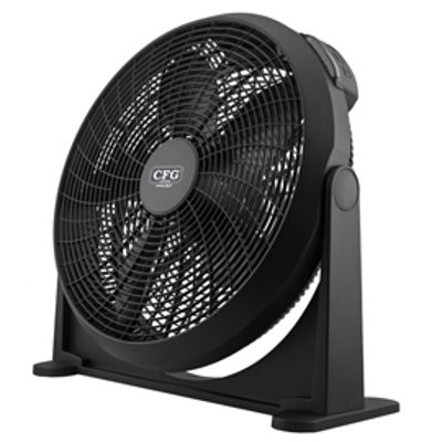 Immagine di Ventilatore Black Circle 50 - da terra e a parete - 70 W - diametro 50 cm - 58,5 x 22 x 60 cm - CFG [EV078]