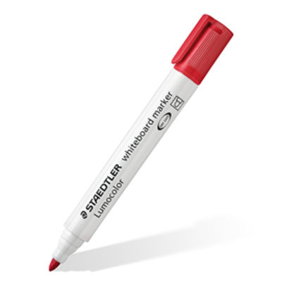 Immagine di Pennarello Per Lavagne Cancellabili Staedtler Rosso Lumocolor 351 2Mm Punta Tonda Whiteboardmarker   [3512]