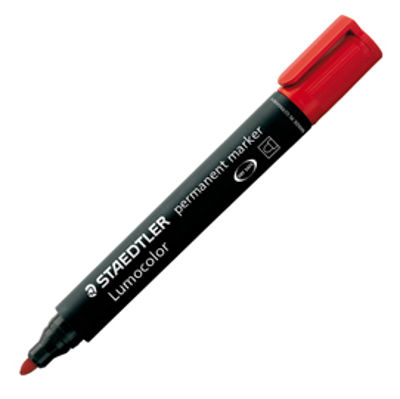 Immagine di Marcatore Permanente Staedtler Rosso Lumocolor 352 Punta Tonda 2Mm [3522]