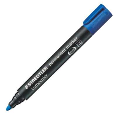 Immagine di Marcatore Permanente Staedtler Blu Lumocolor 352 Punta Tonda 2Mm [3523]