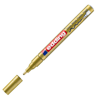 Immagine di Marcatore Permanente A Vernice Edding 751 Punta Tonda 1-2Mm Oro [E-751 053]