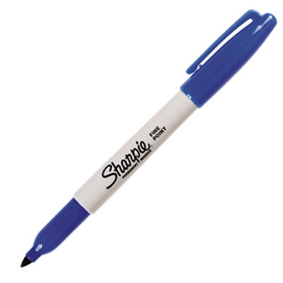 Immagine di Marcatore permanente Sharpie RT Punta Fine 1mm Blu [S0810950]