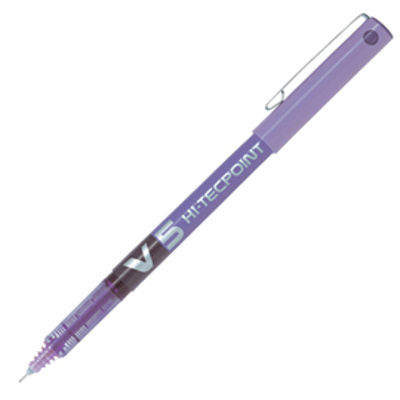 Immagine di Roller Pilot Hi Tecpoin V5 Punta 0.5mm Viola [011703]