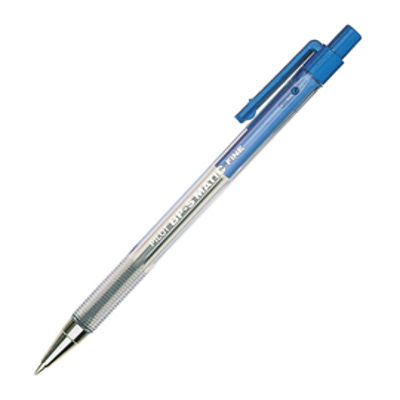 Immagine di Penna a Sfera a Scatto Pilot BP S Matic punta fine 0.7mm Blu [001626]