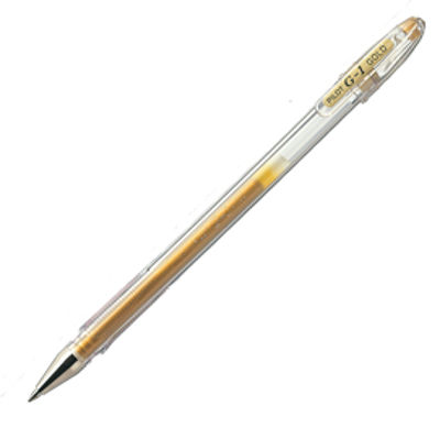 Immagine di Penna a Sfera Pilot G1 Gel punta fine 0.7mm Gold [001681]