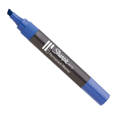 Immagine di Sharpie W10 marker punta scalpello Blu [S0192695]